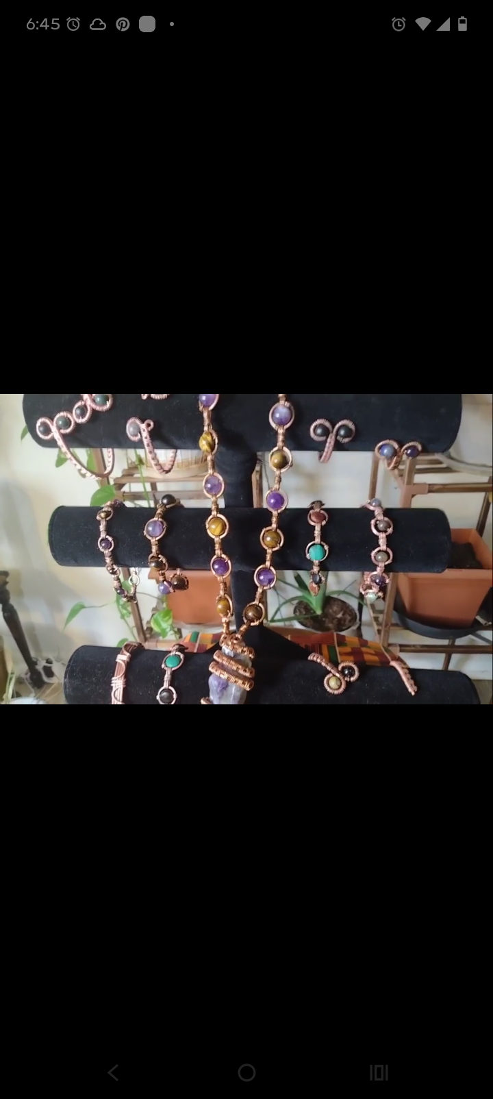 Copper-Wrapped Crystal Jewelry
